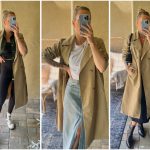 Simple Trench-Coat-and-Loafer Outfits